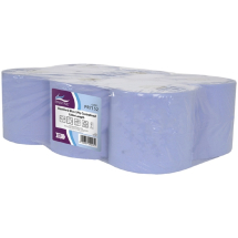 *PRISTINE 2ply Blue Centrefeed 150m Pack of 6 *PRISTINE 2ply Blue Centrefeed 150m Pack of 6