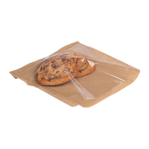 10 x 10inch / 25 x 25cm Brown Paper Film Fronted Bags 10 x 10inch / 25 x 25cm Brown Paper Film Fronted Bags