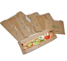 8.5 x 8.5 Compostable Kraft Window Bag 8.5 x 8.5 Compostable Kraft Window Bag