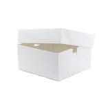10 x 10 x 4inch Flat Packed White Cake Boxes 10 x 10 x 4inch Flat Packed White Cake Boxes