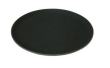 11 Inch Round Black Plastic Non Slip Tray