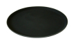 14 Inch Round Black Plastic Non Slip Tray