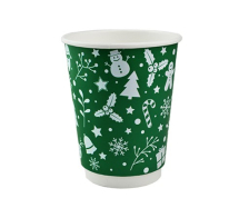 12oz Green Double Walled PLA Christmas Cup           Box500 12oz Green Double Walled PLA Christmas Cup           Box500