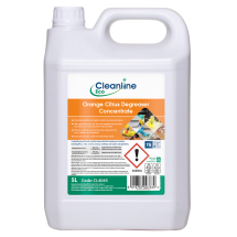 Cleanline Eco Orange Citrus Degreaser Concentrate 5L T5 Cleanline Eco Orange Citrus Degreaser Concentrate 5L T5