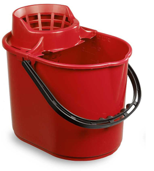 12L Deluxe Mop Bucket - Red 12L Deluxe Mop Bucket - Red