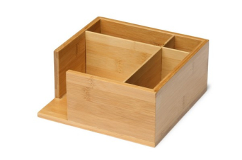 Duni Natural Bamboo Dispenser 18x18cm box2 Duni Natural Bamboo Dispenser 18x18cm box2