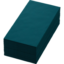 Bio Dunisoft 40cm Ocean Teal Book Fold Napkin        box360 Bio Dunisoft 40cm Ocean Teal Book Fold Napkin        box360