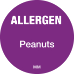 25mm Allergen Label - Peanuts Roll 1000 25mm Allergen Label - Peanuts Roll 1000