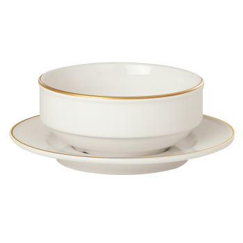 Academy Event Gold Band Saucer Academy Event Gold Band Saucer