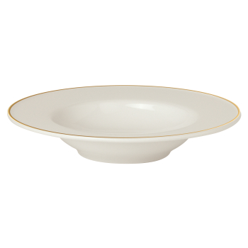 Academy Event Gold Band Soup Plate Academy Event Gold Band Soup Plate