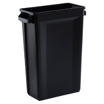 SVELTE BIN W/ VENTING CHANNELS 87L BLACK SVELTE BIN W/ VENTING CHANNELS 87L BLACK