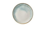 Homespun Accents Aquamarine Ev olve Coupe Plate 11.25" Homespun Accents Aquamarine Ev olve Coupe Plate 11.25"