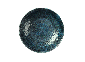Homespun Chroma Blue Coupe Bowl 7.25Inch Homespun Chroma Blue Coupe Bowl 7.25Inch