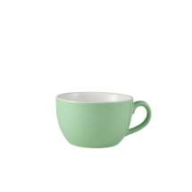 Genware Porcelain Green BowlShaped Cup 25cl/8.75oz Genware Porcelain Green BowlShaped Cup 25cl/8.75oz