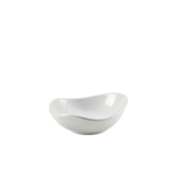 Genware Porcelain Organic Triangular Bowl 12.7cm/5Inch Genware Porcelain Organic Triangular Bowl 12.7cm/5Inch