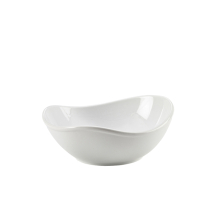 Genware Porcelain Organic Triangular Bowl 21cm/8.25inch Genware Porcelain Organic Triangular Bowl 21cm/8.25inch