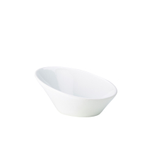 Genware Porcelain Oval Sloping Bowl 16cm/6.25inch Genware Porcelain Oval Sloping Bowl 16cm/6.25inch
