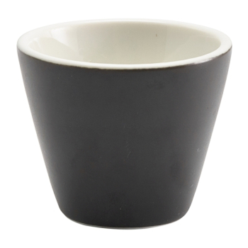 Genware Porcelain Conical Bowl 6cm Dia Matt Black Genware Porcelain Conical Bowl 6cm Dia Matt Black