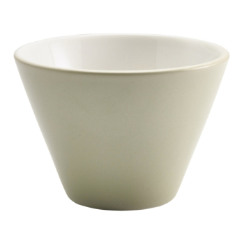 Genware Porcelain Pebble Conical Bowl 12cm/4.75Inch Genware Porcelain Pebble Conical Bowl 12cm/4.75Inch