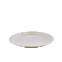 GenWare Compostable Bagasse Plate 26cm/10.25inch GenWare Compostable Bagasse Plate 26cm/10.25inch