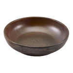 Terra Porcelain Rustic Copper Coupe Bowl 23cm Terra Porcelain Rustic Copper Coupe Bowl 23cm
