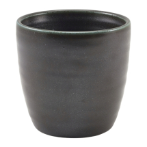 Terra Porcelain Cinder Black Chip Cup 30cl/10.5oz Terra Porcelain Cinder Black Chip Cup 30cl/10.5oz
