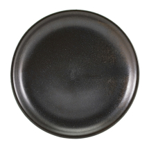 Terra Porcelain Cinder Black Coupe Plate 19cm Terra Porcelain Cinder Black Coupe Plate 19cm