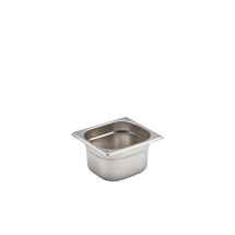 Stainless Steel  Gastronorm Pan 1/6 - 100mm Deep Stainless Steel  Gastronorm Pan 1/6 - 100mm Deep
