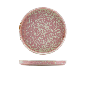 Terra Porcelain Rose Low Presentation Plate 21cm Terra Porcelain Rose Low Presentation Plate 21cm