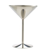 Stainless Steel Martini Glass 24cl/8.5oz Stainless Steel Martini Glass 24cl/8.5oz