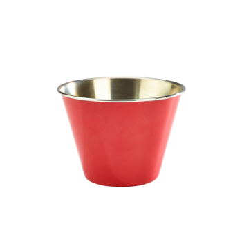 GenWare Red Stainless Steel Ramekin 34cl/12oz GenWare Red Stainless Steel Ramekin 34cl/12oz