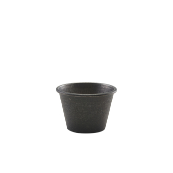 GenWare Black Vintage Steel Ramekin 71ml/2.5oz GenWare Black Vintage Steel Ramekin 71ml/2.5oz