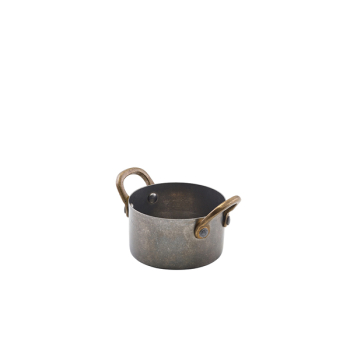 GenWare Vintage Steel Mini Casserole Dish 7.8 x 4.5cm GenWare Vintage Steel Mini Casserole Dish 7.8 x 4.5cm