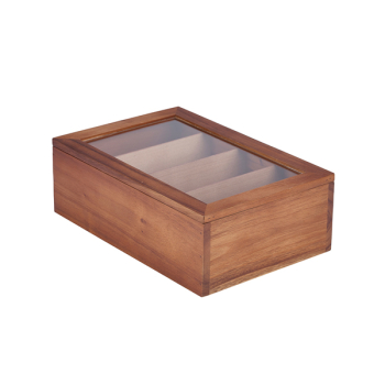 Acacia Wood Tea Box 30 x 20 x 10cm30 x 20 x 10cm (L x W x H) Acacia Wood Tea Box 30 x 20 x 10cm30 x 20 x 10cm (L x W x H)