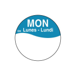 DuraMark™ Day Dot Labels - Monday (Blue) 1000 per roll DuraMark™ Day Dot Labels - Monday (Blue) 1000 per roll