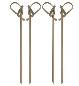 LOOPED End Bamboo Skewers 90mm LOOPED End Bamboo Skewers 90mm