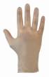 Clear Powdered Vinyl Gloves - Medium