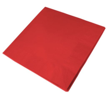 Red 33cm 2ply Lunch Napkin X2000 Red 33cm 2ply Lunch Napkin X2000