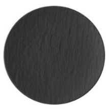 The Rock Black SHALE Flat Coupe Plate 160mm Box6 The Rock Black SHALE Flat Coupe Plate 160mm Box6